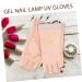 minkissy 1 Pair Golf Glove Gloves Nail Art Supplies Nail Art Accessory Accessories Radiation Protection Cotton - Buy Online on SooperMarket.com