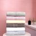 Aibaser Bamboo Cotton Bath Towels - 27x54 inch - 6 Piece Set - Ultra Absorbent - White Bath Towels - Buy Online on SooperMarket.com