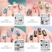 Alexnailart Christmas Nail Stamping Plates Set - 10 Piece Multi-Pattern Design Stencils with Storage Bag (Set7) - Buy Online on SooperMarket.com