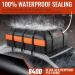 21 Cubic Feet Waterproof Car Rooftop Cargo Carrier Bag | Heavy Duty 840D Roof Bag for All Vehicles | Anti-Slip Mat, Door Hooks, Storage Bag & 2 Extra Straps Included | Black - Buy Online on SooperMarket.com