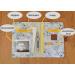 Love My Baby Mother Pass Cover | Document Bag for German Mother Pass | U-Booklet Organizer with Magnetic Lock & 7 Subjects | Eucalyptus (White-Mint) - Buy Online on SooperMarket.com