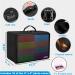 ENGPOW Fireproof Photo Storage Box with 16 Inner Cases - Portable Organizer with Lock for Photos - Collapsible & Multi-Colored - Includes 16 Colored 4 x 6 Photo Cases - Buy Online on SooperMarket.com
