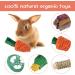 Fanshiontide 14 In 1 Bunny Chew Toys for Teeth Rabbit Chew Toys Timothy Hay Sticks Rabbit Toys Boredom Breaker Loofah Wood Grass Carrots Corn Chew Toys for Rabbit Guinea Pig Hamster Chinchilla - Buy Online on SooperMarket.com