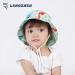 LANGZHEN Baby Girls Beach Sun Protection Hat w/ Chin Strap | Colorful Dinosaurs | 2-4 Years - Buy Online on SooperMarket.com