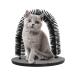 Arch Cat Groomer Cat Self Grooming Brush Cat Toy Cat Self Groomer Massager and Cat Scratcher Hair Trimming Brush Cat Scratcher Pet Toy Pattern ONE