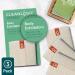 Cleanlogic Organic Cotton Exfoliating Body Scrubber - 3 Pack Reusable Exfoliator for Smooth Skin - Daily Skincare Routine Essential - Buy Online on SooperMarket.com