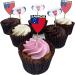 Samoa Flag Rugby Ball Food & Cupcake Picks Toppers Party Decorations (14 Pack) - Buy Online on SooperMarket.com