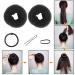 25 PCs Hair Styling Accessories Kit - Braided Clips & Foam Pads for DIY Hairstyles | Hair Tool Set for Girls - Buy Online on SooperMarket.com