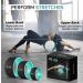 EZ JOI Yoga Wheel Set of 3 for Back Pain Relief & Muscle Stretching - Anti-Slip Back Roller with Thick TPE Padding - 6, 10 & 13 Inches - Buy Online on SooperMarket.com