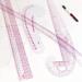 HLZC 15-Piece French Curve Ruler Set for Pattern Making - Clear Sewing Rulers for Beginners and Designers - Buy Online on SooperMarket.com