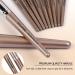 20 Pcs Professional Makeup Brushes Set - Foundation Eyeshadow Blush Brushes - Travel Kabuki Blending Concealers Face Powder Eye Makeup Brush Sets with Gift Box - Champagne - Buy Online on SooperMarket.com