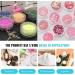 60 Pieces 5G Transparent Jack Set - Empty Cream Jars Lotion Doses 3 Label Stickers & 6 Mini Spatulas for Cosmetics | International Shipping - Buy Online on SooperMarket.com
