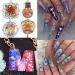 LoveOurHome Nail Glitters Sequins Set - Holographic Heart Butterfly Star Chunky Glitter Flakes for Nails & Crafts - Buy Online on SooperMarket.com