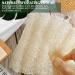 Natural Shower Loofah Sponge - Bath Exfoliating Body Scrubber - Soft & Easy Foaming Spa Lufa Sponges (2 Pack) - Buy Online on SooperMarket.com