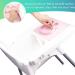 Qshare Toddler Plate | Portable BPA-Free Silicone Suction Plate for Kids | Dishwasher & Microwave Safe | 11x8x1 inch | Cream Pink - Buy Online on SooperMarket.com