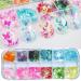 4 Boxes Iridescent White Nail Glitter Mylar Flakes - Nail Art Confetti Sequins for Makeup, Nails & Resin Crafts | LoveOurHome - Buy Online on SooperMarket.com
