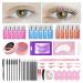 Permania eyelash lifting set lash lifting set eyebrow lifting set eyelash lifting glue with rose scent new accessories eyelashes up to 4-6 weeks salon quality 5PCs eyelash lift set