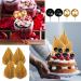 58pcs Black and Gold Balls Cake Toppers Decorations Gold Cake Decorations Black and Gold Ball Cake Decorations Gold Cake Topper Decorations Palm Leaf Cake Toppers Birthday Cake Decorations for Party. - Buy Online on SooperMarket.com