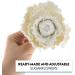 Global Sugar Art Premium Peony Sugar Cake Flower  White  Large  1 Count by Chef Alan Tetreault - Buy Online on SooperMarket.com