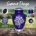 Purple Cremation Urn with Velvet Bag - Large Memorial Ashes Urn for Male & Female - Honour Your Loved One with this Rose Urn for Ashes - Buy Online on SooperMarket.com