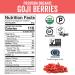 Viva Naturals Organic Dried Goji Berries - Non-GMO, Vegan, 1 lb | Perfect for Baking & Healthy Snacks - Buy Online on SooperMarket.com