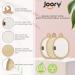 JOORY Natural Exfoliating Loofah Sponge - 3 Pack Egyptian Body Scrubber | Biodegradable Shower Luffa Pad - Buy Online on SooperMarket.com