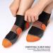 PAPLUS Compression Running Socks Women (6 Pairs) - Arch Support Ankle Athletic Socks (Mix of Colors) - Small-Medium - Buy Online on SooperMarket.com