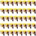 WELLVEUS 40 Pack BR-2/3AGCT4A 6V Battery for Fanuc A98L-0031-0025 4400mAh (Black Connector)