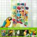 MQUPIN Large Bird Parrot Toys Colorful 22 Inch Wooden Blocks for African Greys, Amazons, Cockatoos and Macaws - Chew Toys for Large Parrots - Buy Online on SooperMarket.com