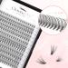Glowing Win Cluster Eyelash Extensions - 228 PCs Natural Individual False Lashes (0.07C 20D 8-15mm) for DIY Perfect Look - Buy Online on SooperMarket.com