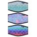 Bluecell 2pcs Ocean Pattern Neoprene Diving Mask Strap Cover Fish-Scale