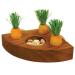 Rosewood 19260 Boredom Breaker Carrot Toy 'n' Treat Holder for Small Animals transparent Single