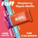 Fatt Ketogenic Raspberry Ripple Muffin - 10 x 40g Muffins - 2.7 g carbs - 100% Natural Low Carb Keto Snack with Super Fats - No added sweeteners - Low Carb Keto Snack with High Nutrition - Aka Fattbar Raspberry Ripple 10 Pack - Buy Online on SooperMarket.com