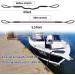 Botepon Boat Bungee Dock Lines - 4ft, Stretches to 5 1/2ft - Pontoon & Bass Boat Accessories for Men - Mooring Lines for Secure Docking - Buy Online on SooperMarket.com