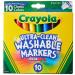 Crayola Ultraclean Broadline Classic Washable Markers (2-Pack)