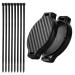 AirTag Bicycle Saddle Mount Hidden Bike Mount for AirTag with 8 Cable Ties for Bicycles E Bike Black