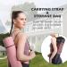 Non Slip Yoga Mat for Women - Eco Friendly Anti-Tear 1/4 Thick Pilates Fitness Mat - Home Workout Exercise Mat with Carrying Sling - Parfait Pink & Gray - Buy Online on SooperMarket.com