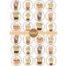PRECUT Kawaii Coffee Edible Cupcake Toppers - Cute Kawaii Coffee Lover Theme Premium Thickness SWEETENED VANILLA - wafer card disc cake decorations (Pack of 12) - Buy Online on SooperMarket.com