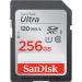 SanDisk 256GB Ultra SDXC UHS-I Memory Card - 120MB/s, C10, U1, Full HD, SD Card - SDSDUN4-256G-GN6IN Memory Card Only 256GB