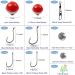 160pcs Fishing Bobbers Tackle Kit with Assorted Hooks & Terminal Tackle - Trout, Catfish, Panfish - Buy Online on SooperMarket.com
