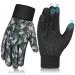 Aotow children gloves warm bicycle gloves winter-touchscreen winter gloves Bicycle children's gloves Thermo windple fleece riding gloves with anti-slip for 4-12 years child young girl camouflage xl (10-12 years)
