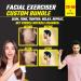 Jawzrsize Pop N Go and Custom Fit Jaw Enhancer Bundles- Jaw Face and Neck Exerciser and Toner Guys Pack - Buy Online on SooperMarket.com