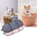 Nicoone super absorbent dog towel ultra absorbent pet bath towel super absorbent fast drying pet dry towel with bag for cats dogs (pink + gray)