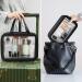 MAANGE Translucent Waterproof Toiletry Bag Set for Women and Men - 2 PC Makeup Organizer for Travel - Medium + Small Sizes - Buy Online on SooperMarket.com