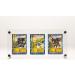Acrylic Trading Card Frame Holder Stand Display - 3 Slots UV Filtering Screwdown - Buy Online on SooperMarket.com