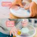 GoBe Kids Snack Spinner Bundle - Reusable 5 Compartment Dispenser with Sticker Sheet | BPA Free | Dishwasher Safe | No Spill Leakproof - Lemon Yellow - Buy Online on SooperMarket.com