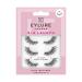 Eylure LONDON 3/4 LENGTH 008 (Glue Included) Black 7 Count (Pack of 1)