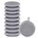Tainrunse Sponge Wire Dishcloths Double-ply Cleaning Pads 5/10 Pcs Dishwashing Rags for Wet Dry Multipurpose Double-sided Non Scratch Dishcloth Silver 5pcs 5pcs Silver