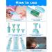 OTTOLIVES 24 in 1 Baby Healthcare & Grooming Kit - Electric Nail Trimmer Set for Newborns to Toddlers - Nursery Health Care & Haircut Tools - Blue - Buy Online on SooperMarket.com