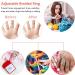 Adjustable Knitting Loop Ring Set - 6 Pieces | Braided Yarn Guide Finger Holder | Open Finger Ring for Knitting | 3 Styles (Silver) - Buy Online on SooperMarket.com